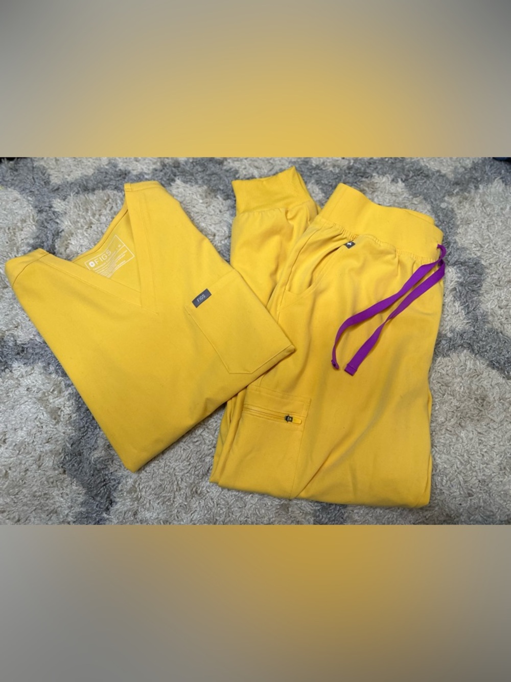 Figs Technical Collection Yellow Scrub Set